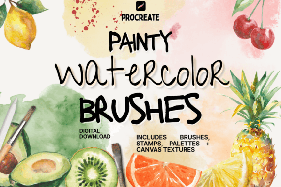 Download Watercolor Procreate Brush Set - Set Collection