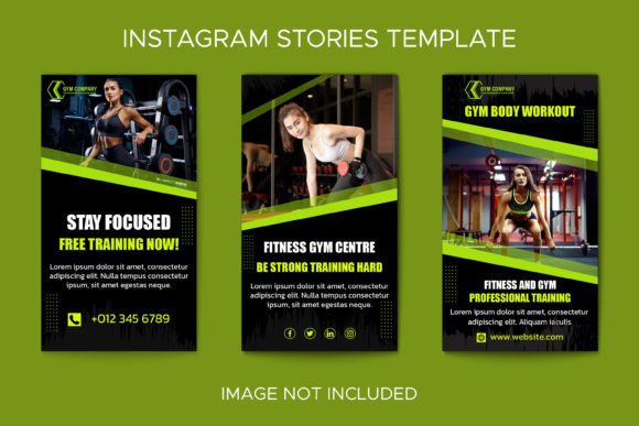 Download Gym Instagram Stories Collection Design - Premium Resources