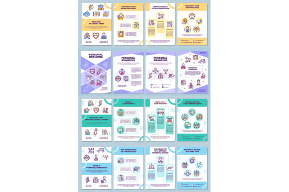 Download Personal Branding Brochure Template Set - Set Collection