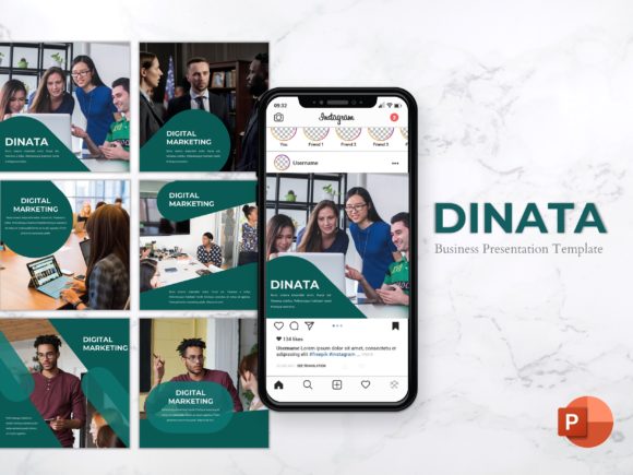 Download Instagram Feed Template - Dinata - Feed template Collection