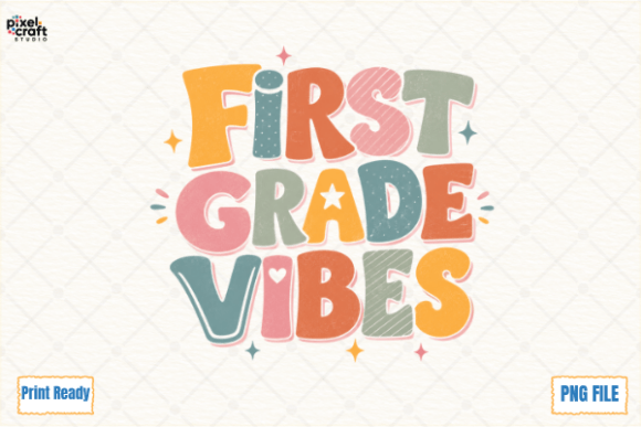 Download Retro First Grade Vibes Boho Student PNG - Premium Resources