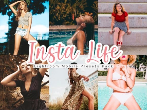 Download 8 Insta Life Lightroom Mobile Preset DNG - Set Collection